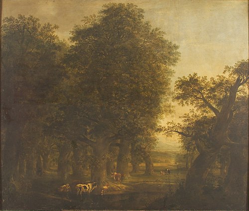 Oak Wood, 1786, Johann Friedrich Weitsch