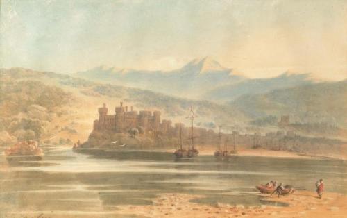 John Varley - Conway Castle, 1820, John Varley