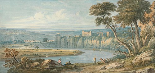 Chepstow Castle, 1832, John Varley