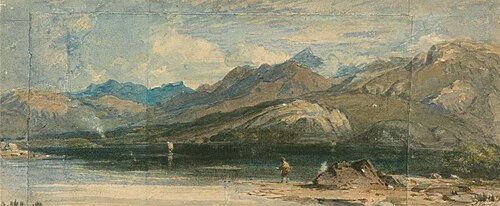 Llyn Dinas, North Wales, 1839, John Varley