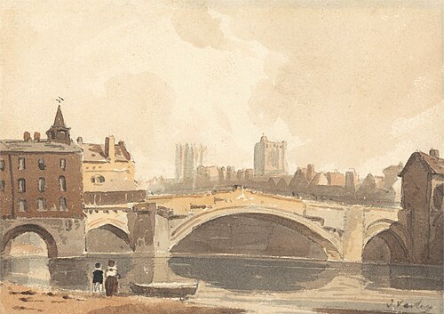 View of York, , John Varley
