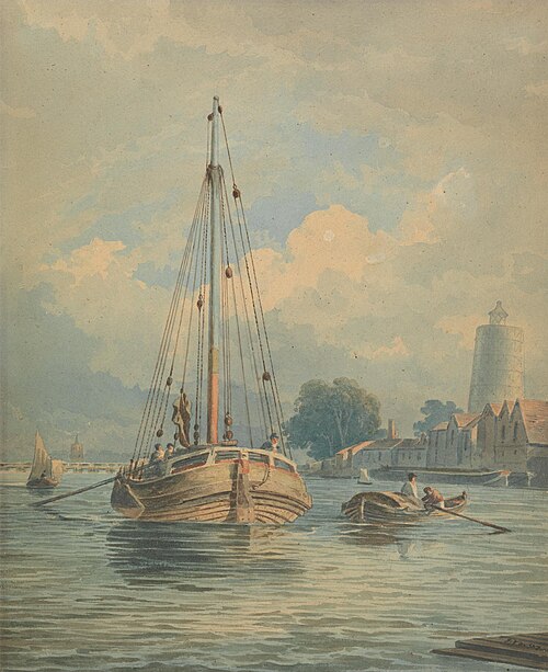 On the Thames, , John Varley
