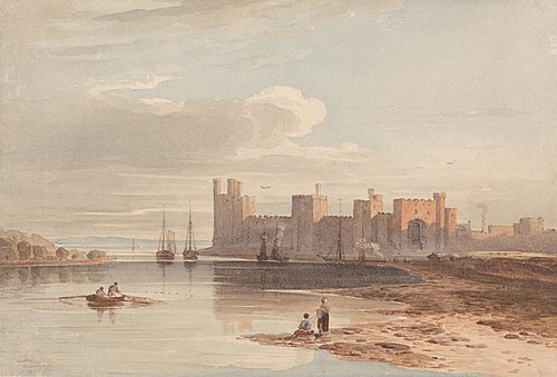 Carnarvon Castle, , John Varley