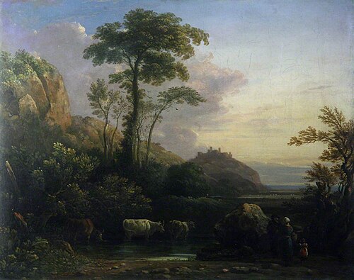 Harlech Castle, , John Varley
