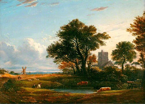Landscape, , John Varley