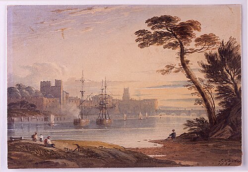 A View of Chester, 1836, John Varley