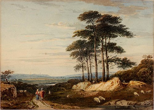 Landscape, 1835, John Varley