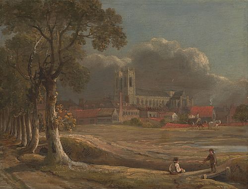Westminster Abbey from Tothill Field, 1832, John Varley
