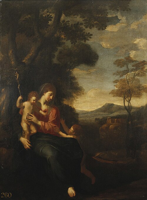 The Virgin and Child with Saint John the Baptist, 1630, Vincent Malo (I)