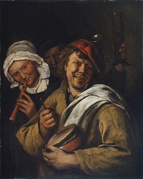 The Rommelpot Player, 1660, Jan Steen