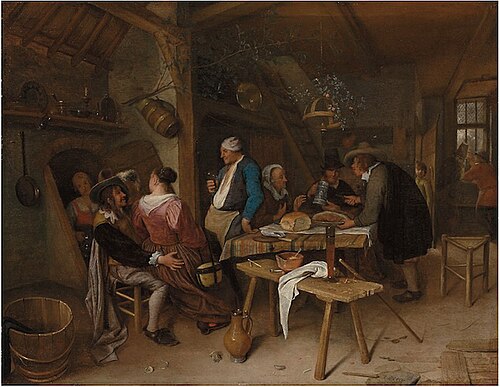 Scene in a Tavern, 1665, Jan Steen