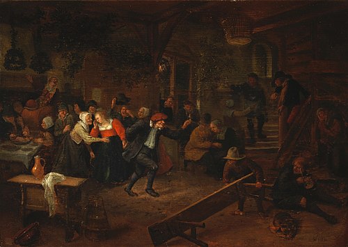 A wedding feast, 1665, Jan Steen