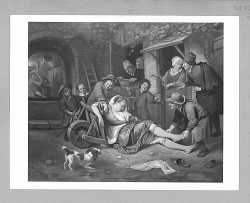 The drunken girl, 1651, Jan Steen