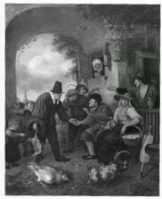 Der Hühnerbauer, 1651, Jan Steen