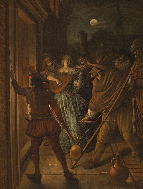 The Serenade, , Jan Steen