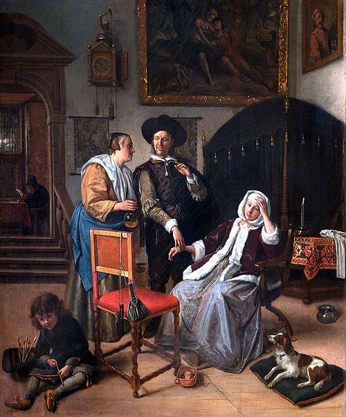 The Physician's Visit, 1660, Jan Steen