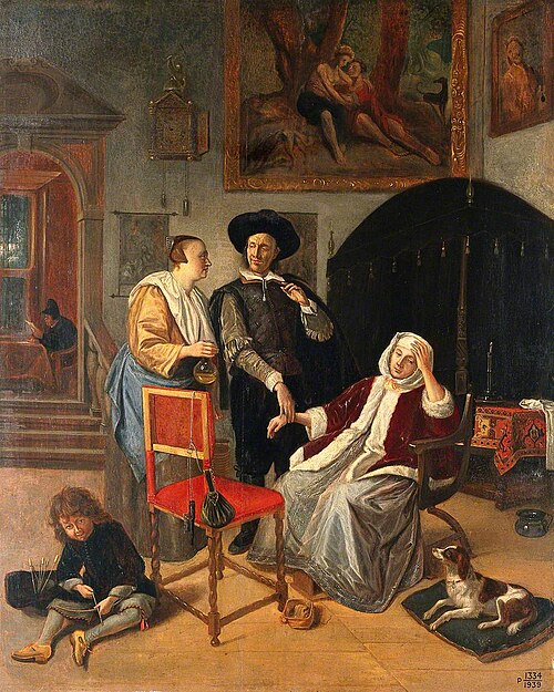 A Physician Taking the Pulse, , Jan Steen