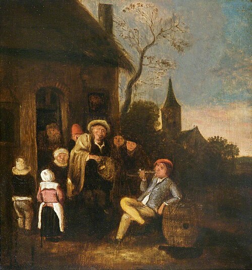 Singers Outside an Inn, , Jan Steen