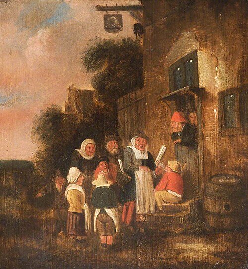 Singers Outside an Inn, , Jan Steen