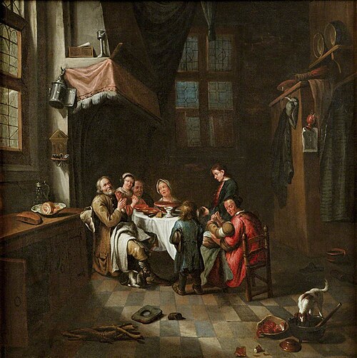Peasants at a Table Saying Grace, , Jan Steen