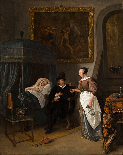 The Doctor's Visit, 1660, Jan Steen