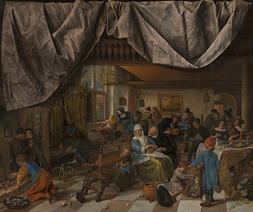 The Life of Man, 1665, Jan Steen