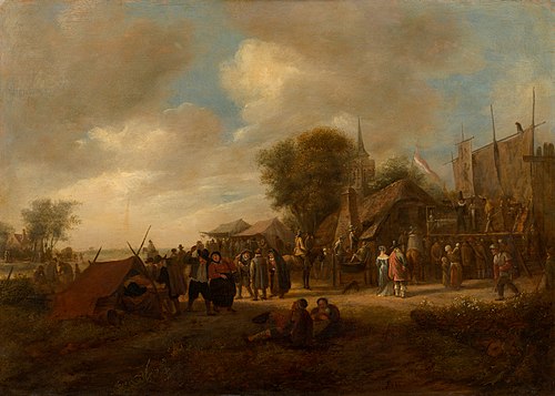 Village Fair, 1648, Jan Steen