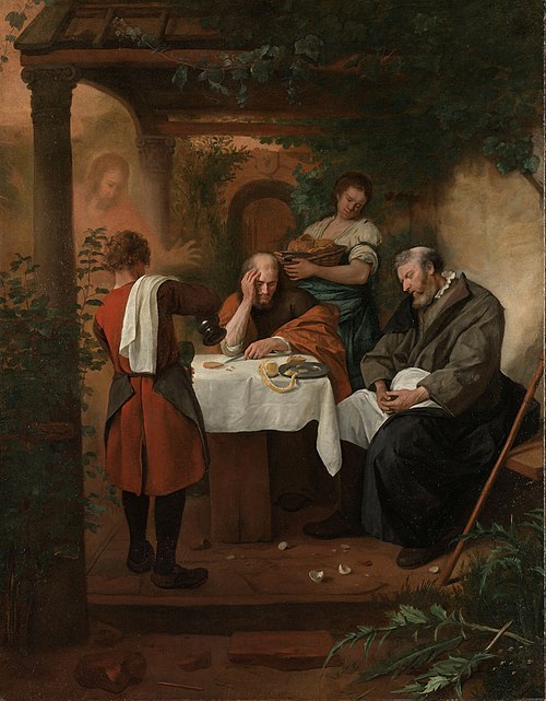 The supper at Emmaus, 1666, Jan Steen