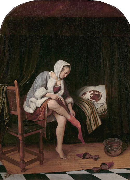 Woman at her Toilet, 1657, Jan Steen