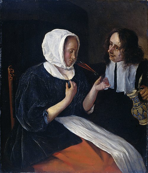 A couple drinking, 1669, Jan Steen