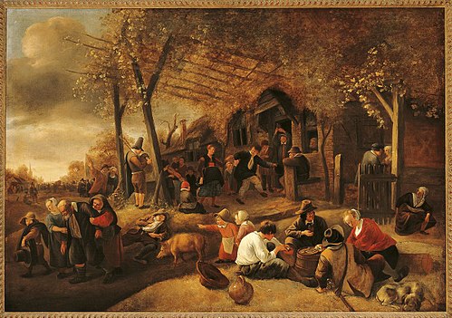 Farmer's festival, 1669, Jan Steen