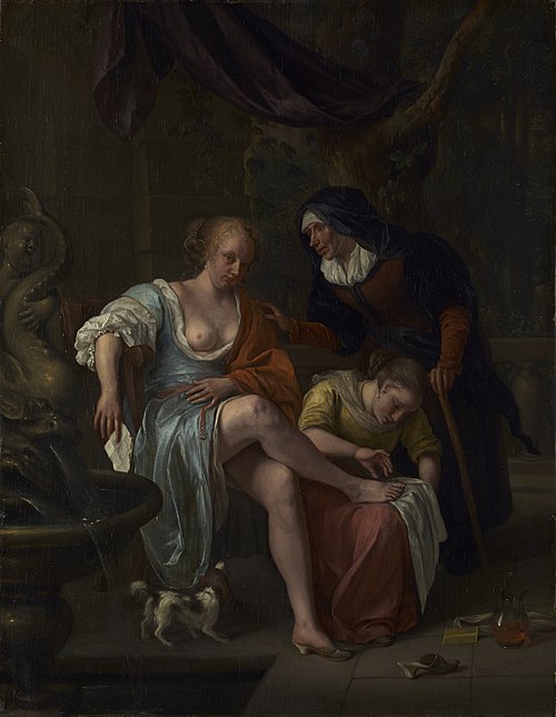 Bethsabée sortant du bain, 1670, Jan Steen