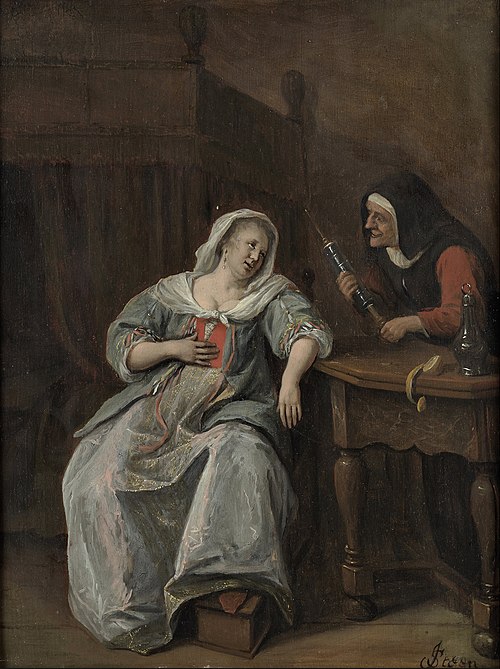The Sick Woman, 1665, Jan Steen