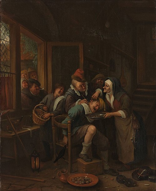 L’extraction de la Pierre de folie, 1909, Jan Steen