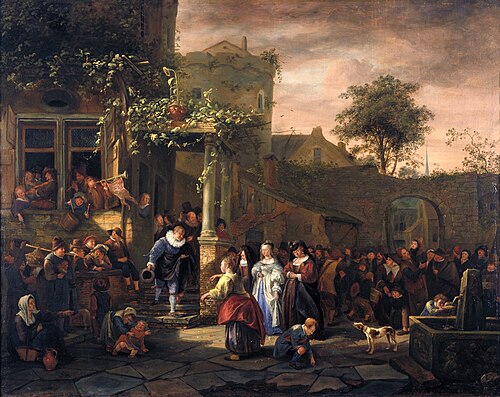 The village wedding, 1653, Jan Steen