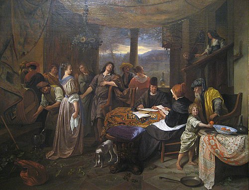 The Marriage of Tobias and Sarah (The Marriage Contract), 1673, Jan Steen