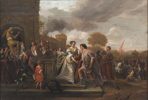 David Returning Victorious after Defeating Goliath and the Philistines, 1671, Jan Steen