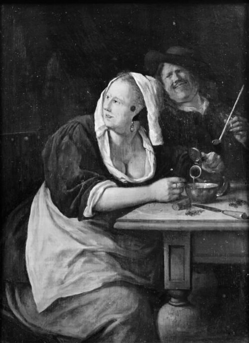 Couple at an Inn Table, 1660, Jan Steen
