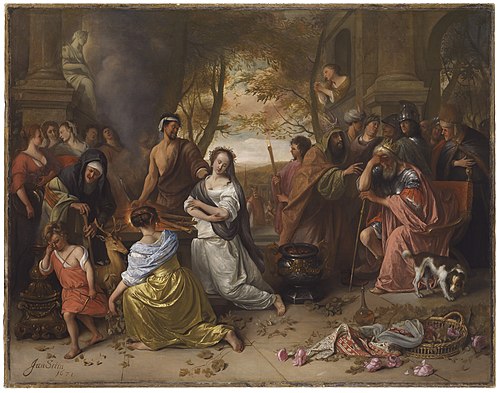 The Sacrifice of Iphigenia, 1671, Jan Steen