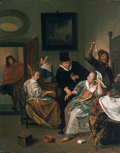 The Doctor's Visit, 1663, Jan Steen