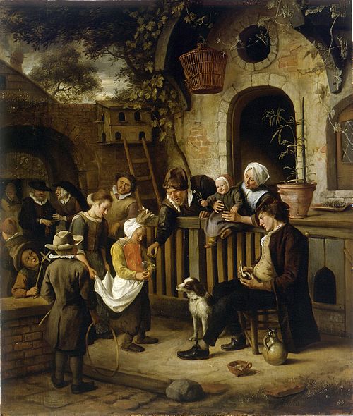 Le Petit Quêteur, 1663, Jan Steen
