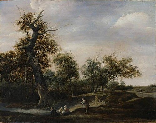 Landscape with a Sandy Road, 1648, Jan Steen