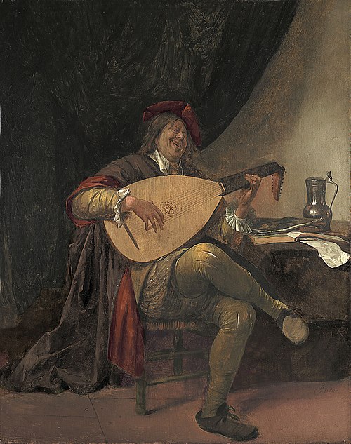 Self-Portrait playing the Lute, 1660, Jan Steen