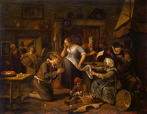 Marriage Contract, 1668, Jan Steen