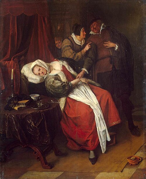 Doctor's Visit, 1665, Jan Steen