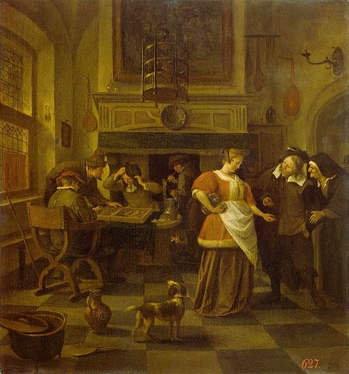 Tavern Scene, 1670, Jan Steen