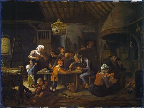 La cuisine maigre, 1653, Jan Steen