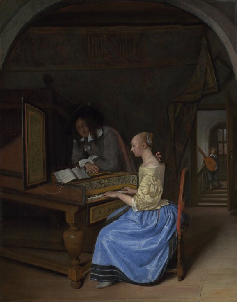 Le Morceau de musique, 1659, Jan Steen