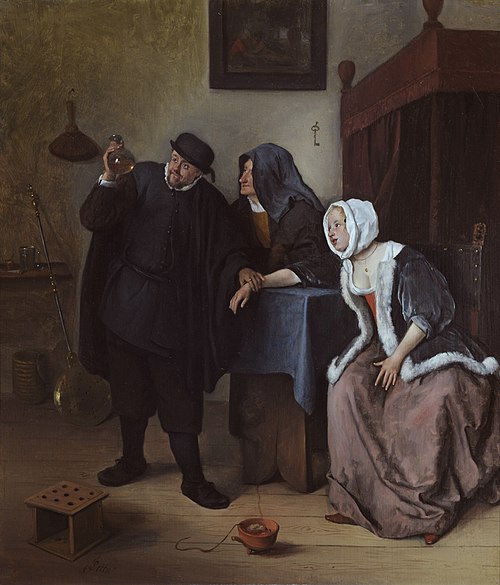 The Physician's Visit, 1664, Jan Steen