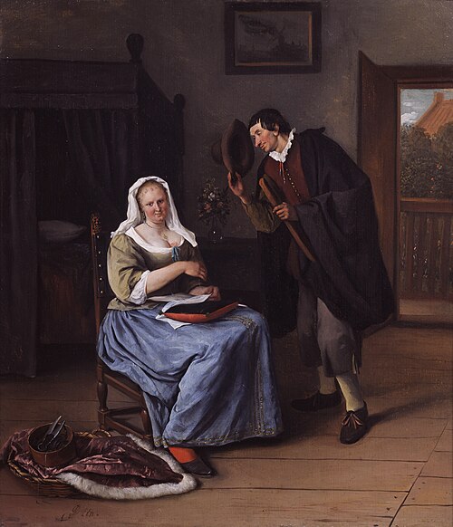 The Suitor, 1664, Jan Steen
